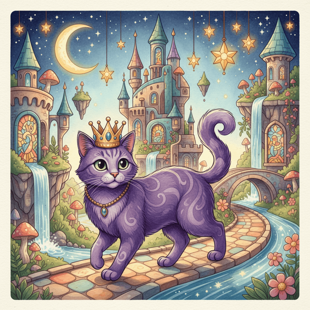 Dream Doodles illustrated version: royal cat's castle adventure